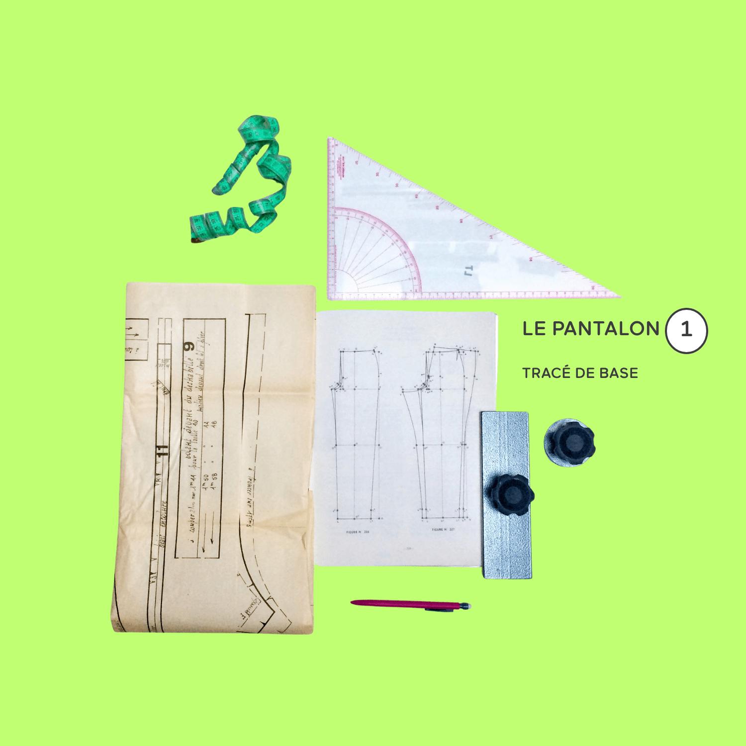 ⚡Workshop Modélisme / Le pantalon sur mesure 1 – Tracé de base – 10e