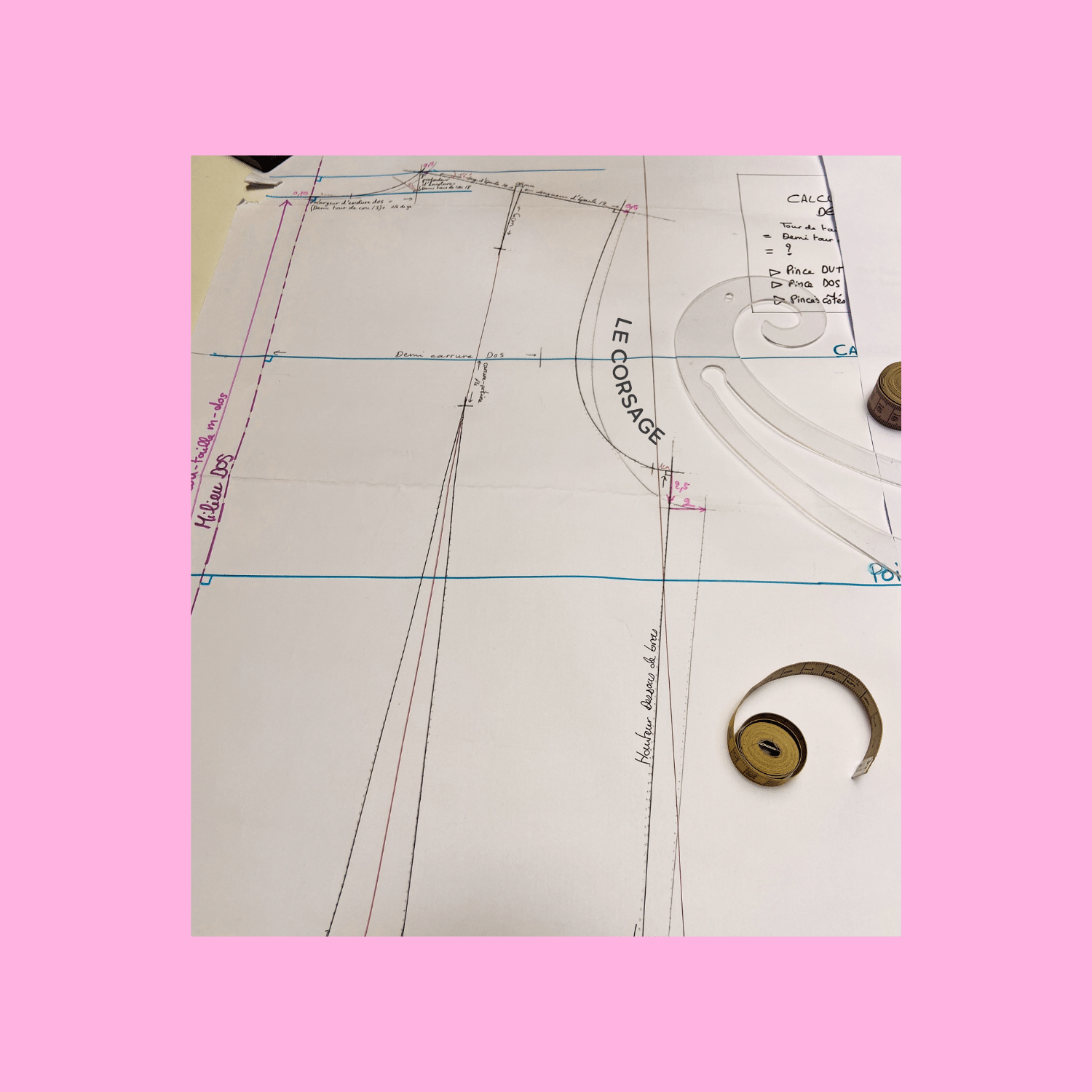 📐Cycle Modélisme / Le corsage sur mesure - 19ème